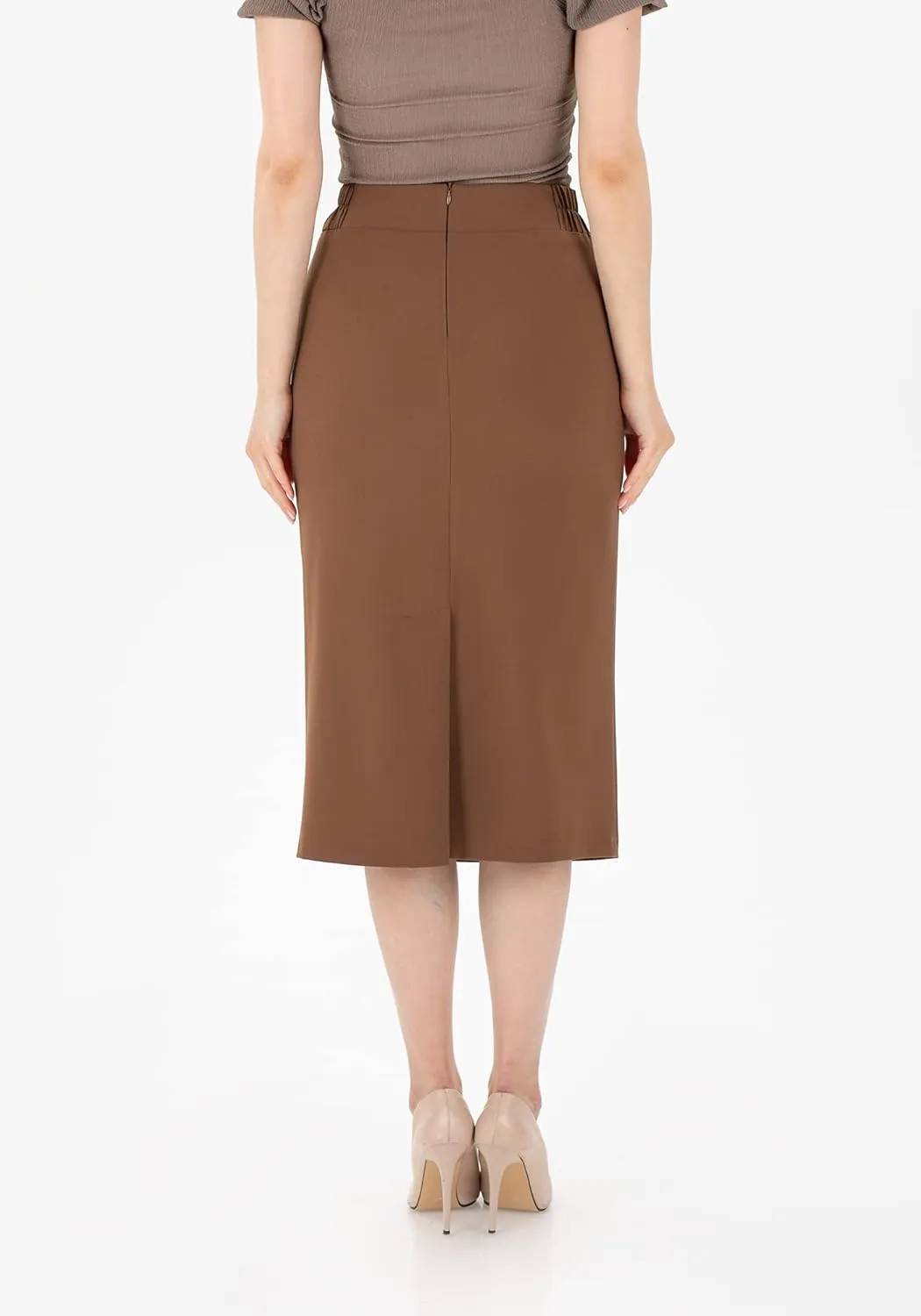 G-Line Pencil Skirt for Women, Regular to Plus Size (8-26) Midi Skirts, Office Skirts for Women for Work, Business Skirts