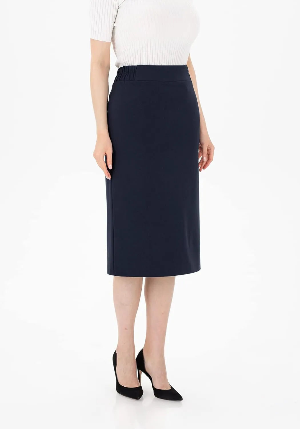 G-Line Pencil Skirt for Women, Regular to Plus Size (8-26) Midi Skirts, Office Skirts for Women for Work, Business Skirts