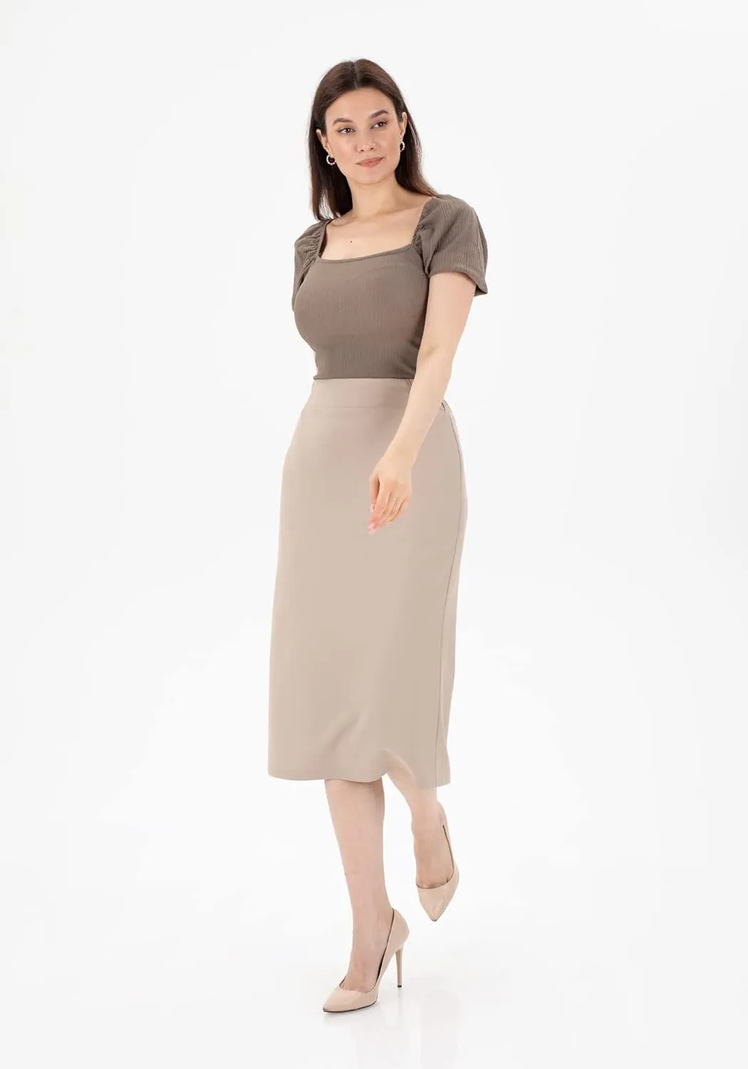 G-Line Pencil Skirt for Women, Regular to Plus Size (8-26) Midi Skirts, Office Skirts for Women for Work, Business Skirts
