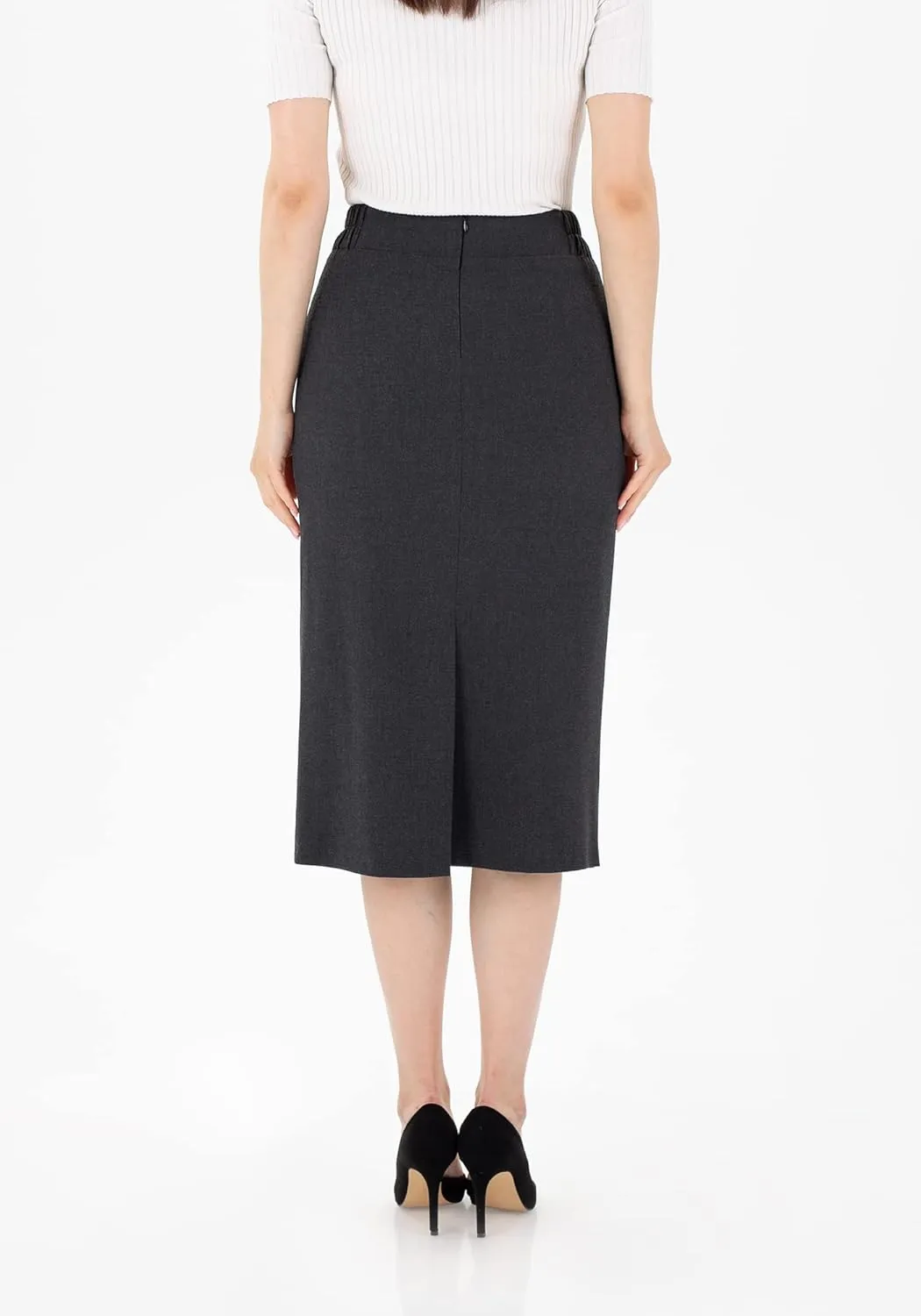 G-Line Pencil Skirt for Women, Regular to Plus Size (8-26) Midi Skirts, Office Skirts for Women for Work, Business Skirts