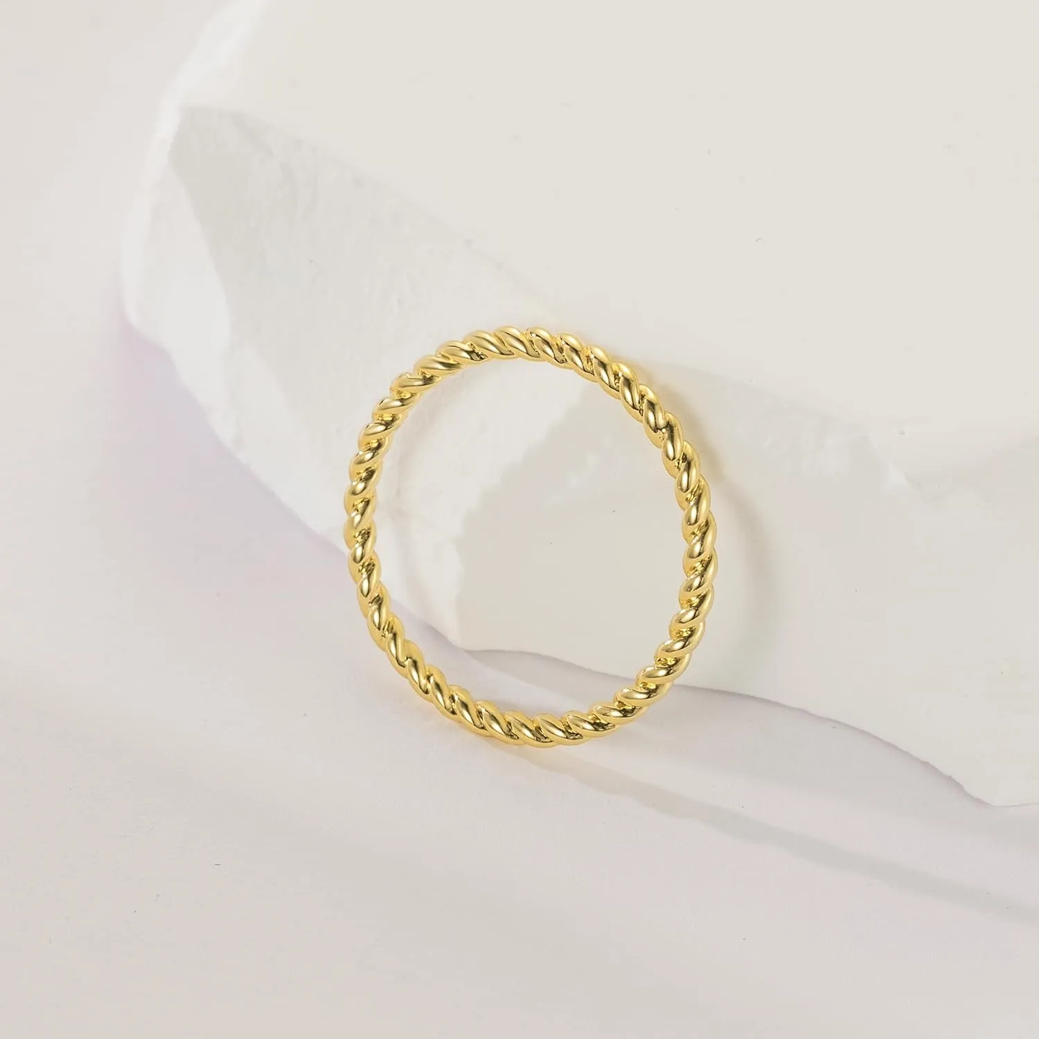 Gold Rings 14K Gold Jewelry For Women Non Tarnish Handmade Rings Beauty In Simplicity Understated Handmade Jewelry 5,6,7,8,9