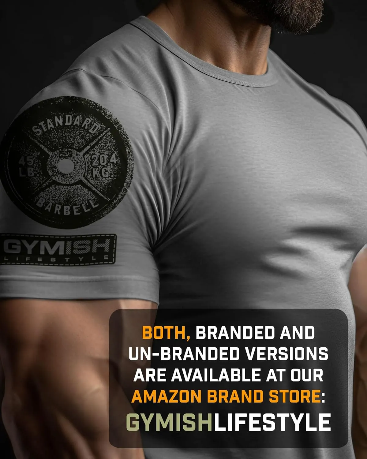 Gymish Lifestyle Power Up Mens Bodybuilding T-Shirts Graphic Tees Short Sleeve Workout Shirt