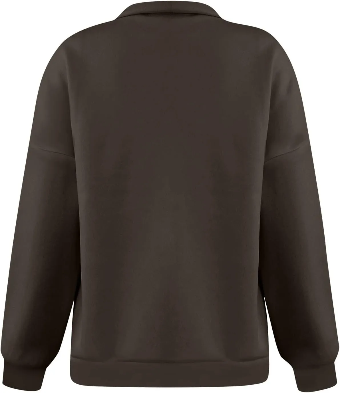 Half Zip Sweatshirt Women Pullover Long Sleeve Tops Fall 2024 Hoodies Y2K Solid Color Clothes With Pockets