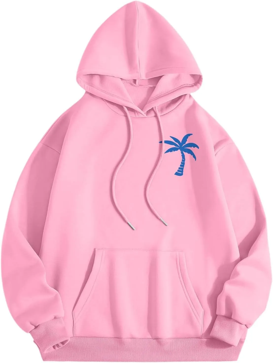 Hoodie for Women Meet Me at The Ocean Oversized Preppy Graphic Sweatshirt Teen Girls Cute Y2K Casual Pullover Tops