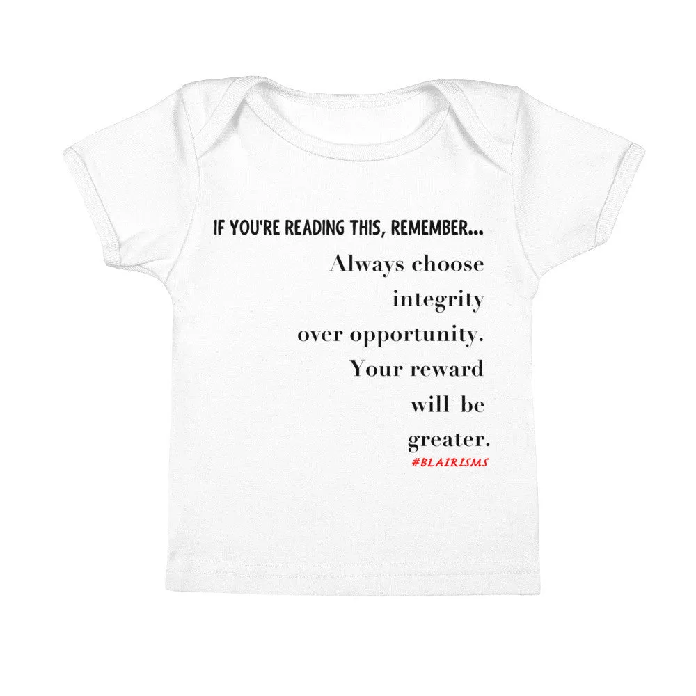 IF...Integrity Over Opportunity