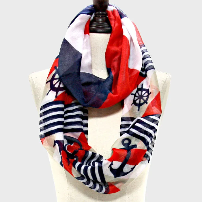 iLLASPARKZ Anchor Infinity Spring Scarf
