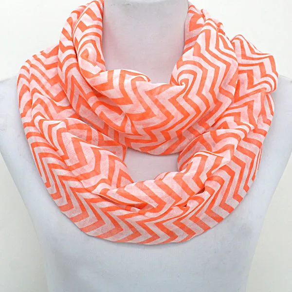 iLLASPARKZ Chevron Polyester Infinity Spring Scarf