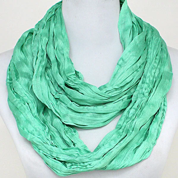 iLLASPARKZ Crinkled Viscose Infinity Spring Scarf