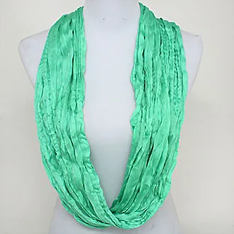 iLLASPARKZ Crinkled Viscose Infinity Spring Scarf