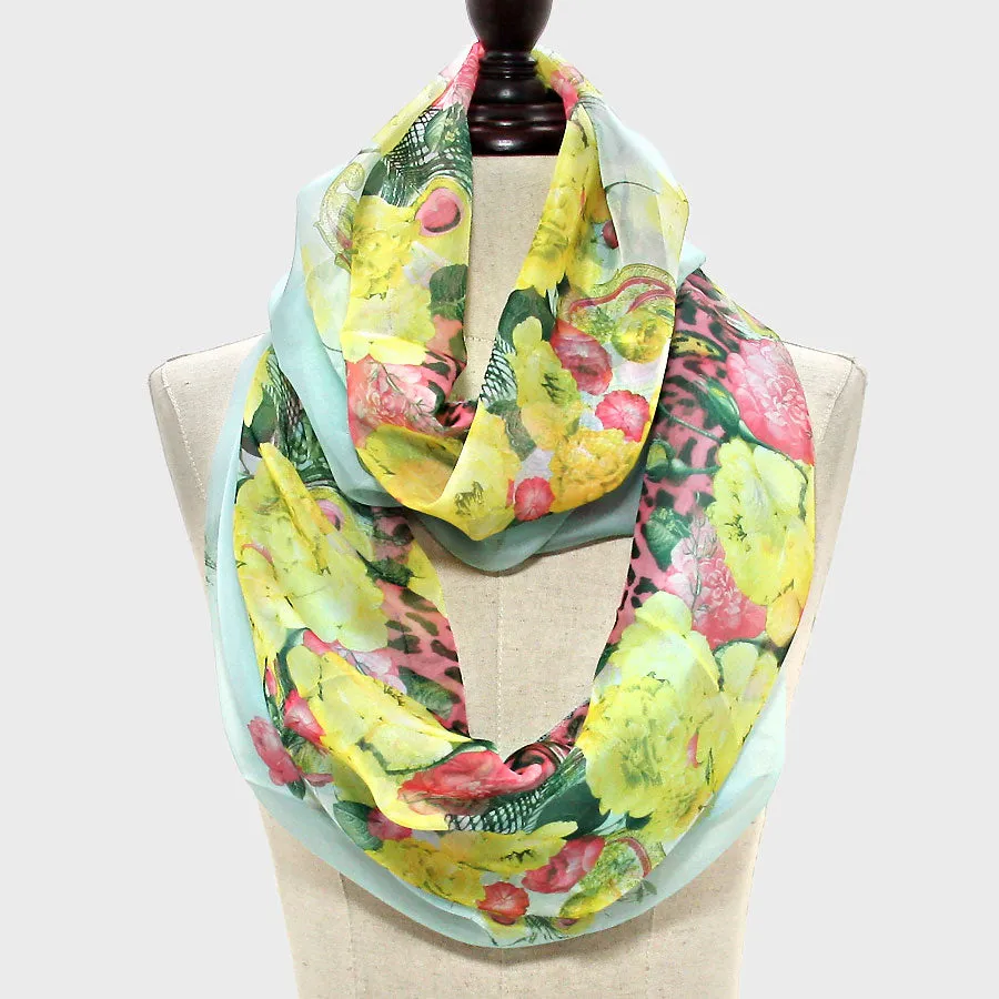 iLLASPARKZ Flower Infinity Spring Scarf
