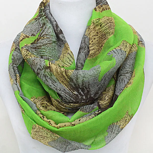 iLLASPARKZ Flower Polyester Infinity Spring Scarf
