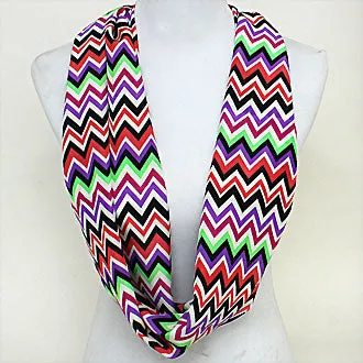 iLLASPARKZ Funky Chevron Polyester Infinity Spring Scarf