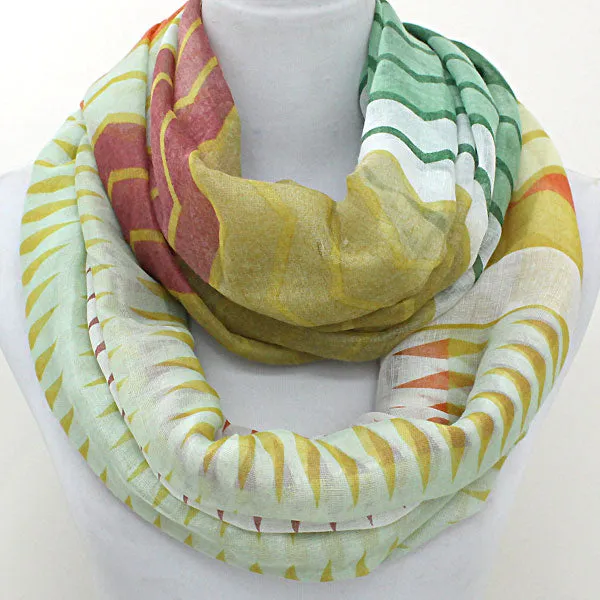 iLLASPARKZ Funky Polyester Infinity Spring Scarf