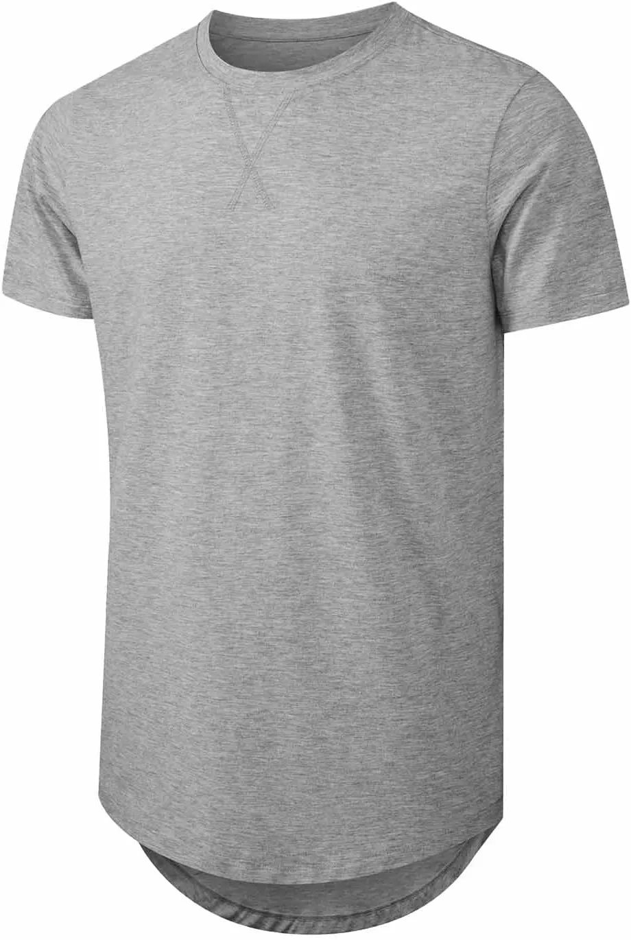 JMIERR Mens 3 Pack Cotton Hipster Hip Hop Longline Crewneck T-Shirt