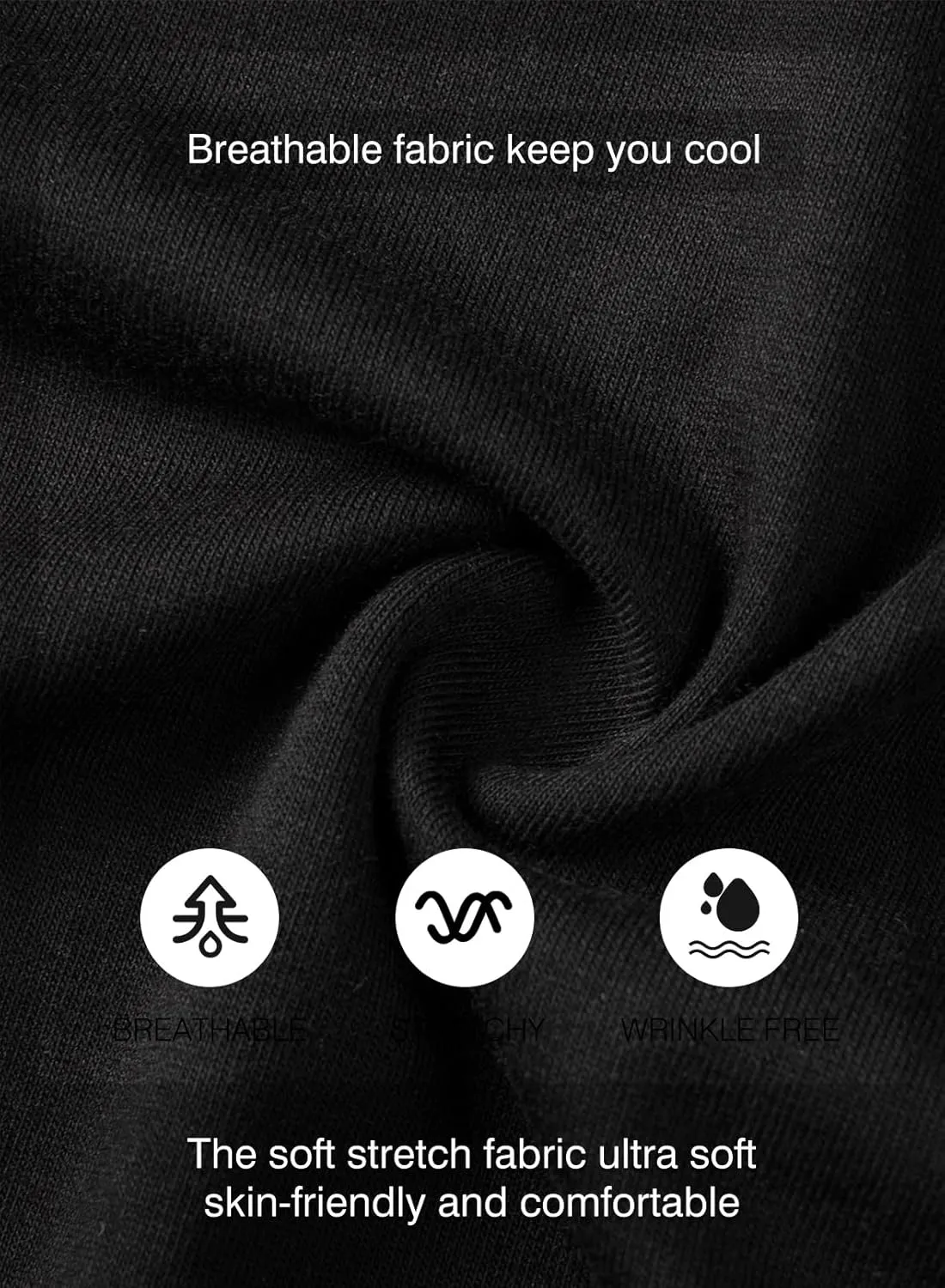 JMIERR Mens 3 Pack Cotton Hipster Hip Hop Longline Crewneck T-Shirt