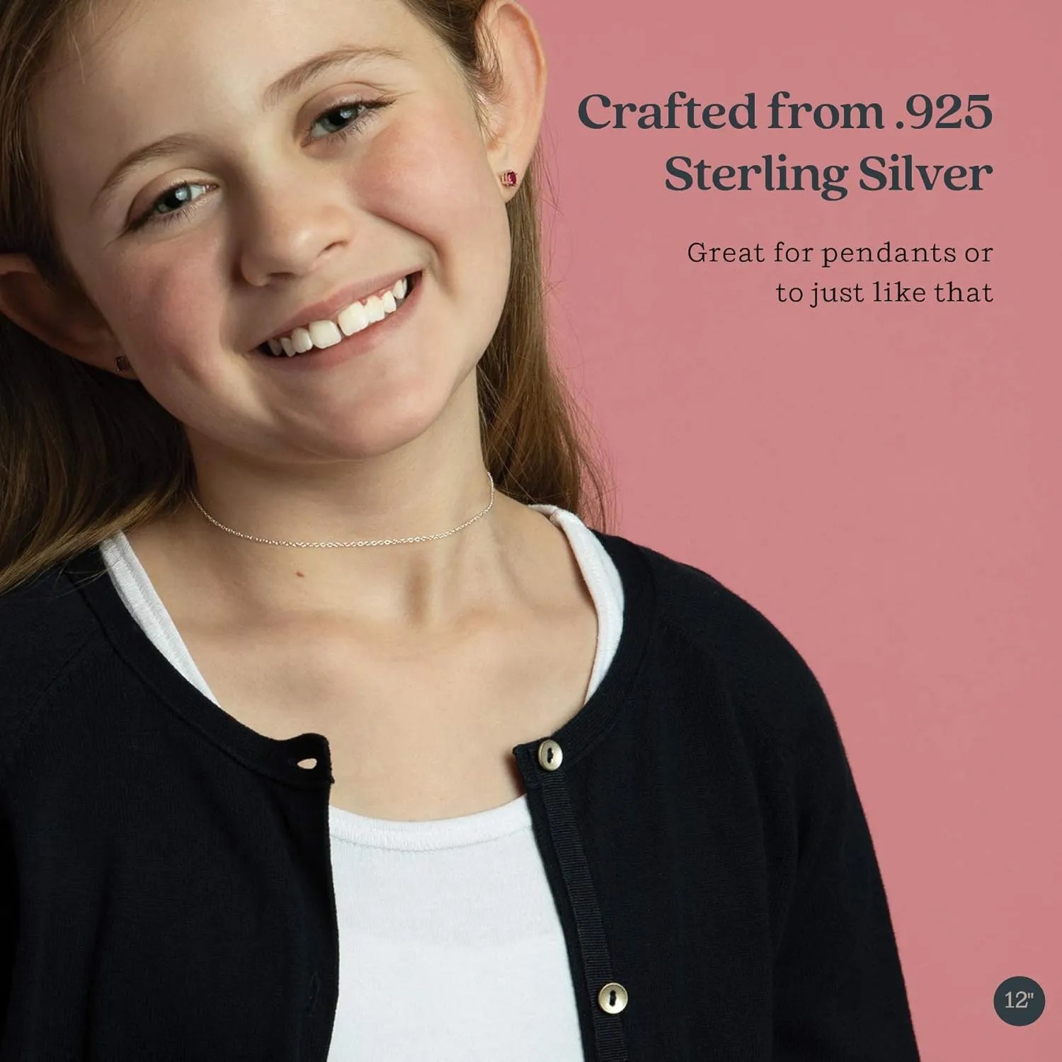 KEZEF 1mm 925 Sterling Silver Necklace for Women | 16-36 inch long Silver, 18k Gold, Rose Gold Necklaces for Women - Made In Italy Real Cable Chain Jewelry | Dainty cadena de plata s925 para mujer