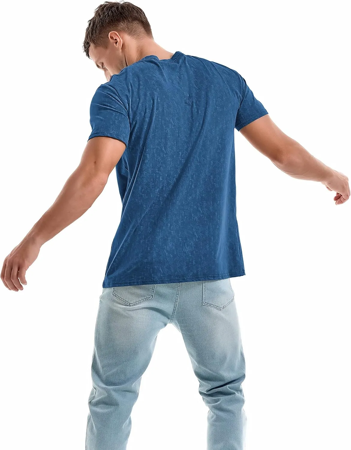 KLIEGOU Men's T-Shirts - Premium Cotton Crew Neck Tees S - 4XL