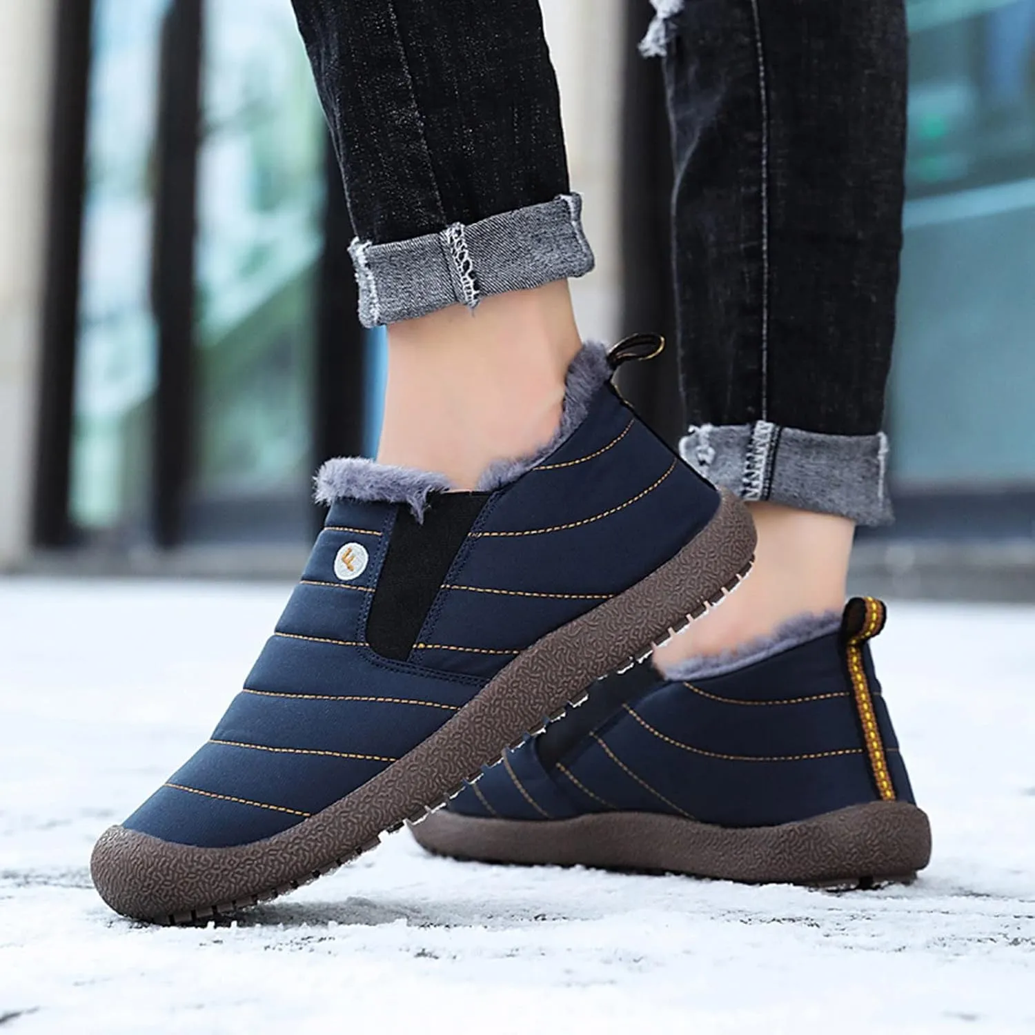 Knee High Insulated Winter Boots for Women Waterproof Snow Womens Snow Boots Size 12 Wide Winter Boots Women Size 8 Cute Snow Boots for Woman Botas De Vestir Para Mujer Elegantes Invierno