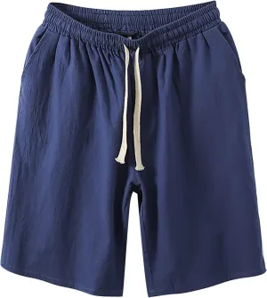 LCMTWX Men's Gym Workout Shorts Casual Solid Color Loose Youth Japanese Retro Breathable Shorts Men Mens Shorts 9 Black