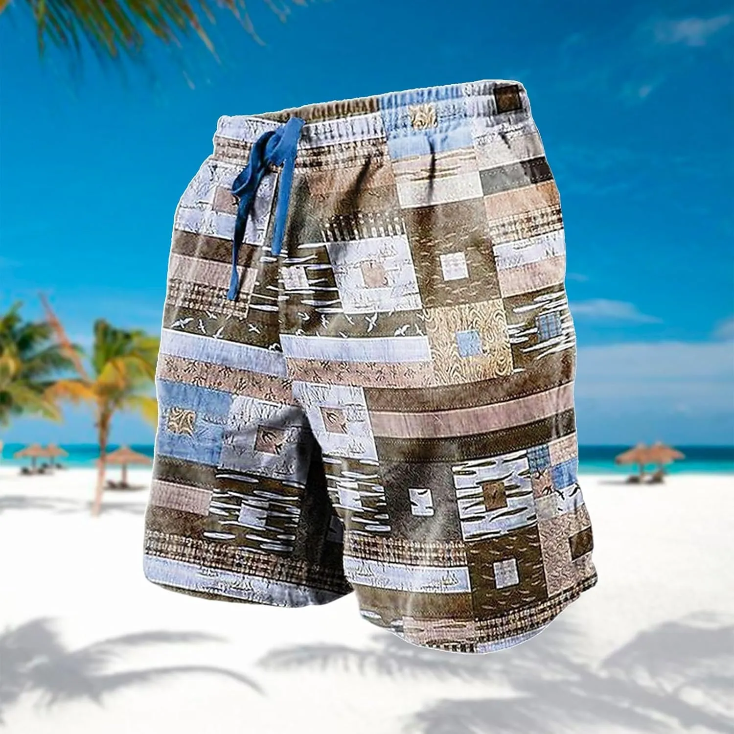 LCMTWX Men's Shorts Leisure and Fitness Sports Plus Size Five Surf Quick Drying Beach Pants Shorts Dress Shorts for Men Men