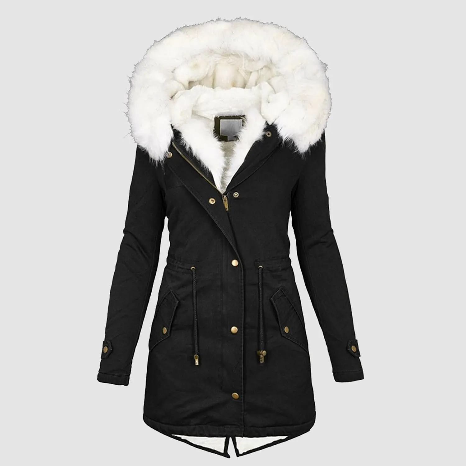 Long Length Quilted Puffer Parka Overcoat Women Slim Thicker Women'S Coat Womens Long-Sleeve Puffer Jacket Womens