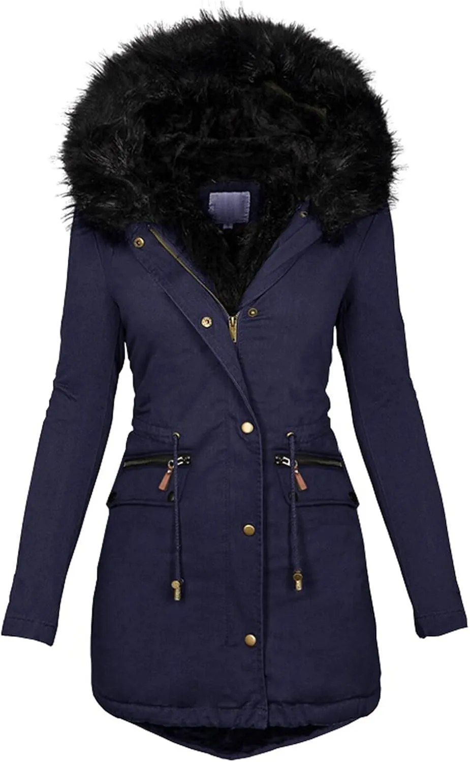 Long Length Quilted Puffer Parka Overcoat Women Slim Thicker Women'S Coat Womens Long-Sleeve Puffer Jacket Womens