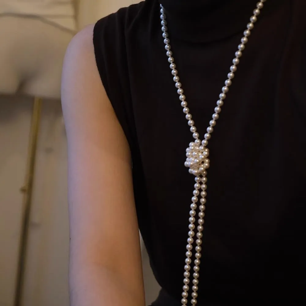 Long Pearl Necklace for women - Elegant Long Necklaces for Women Classic Pearl Choker Necklaces for Women Luxurious Pearl Necklaces for women Timeless Pearls Necklaces for Women Perfect for Weddings Parties Special Occasions