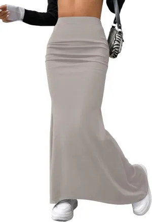 Maxi Skirt - Chic Long Black Skirt, Flowy and Versatile Wardrobe Essential for Every Fashionista