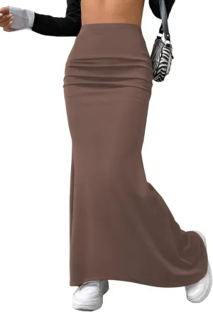 Maxi Skirt - Chic Long Black Skirt, Flowy and Versatile Wardrobe Essential for Every Fashionista