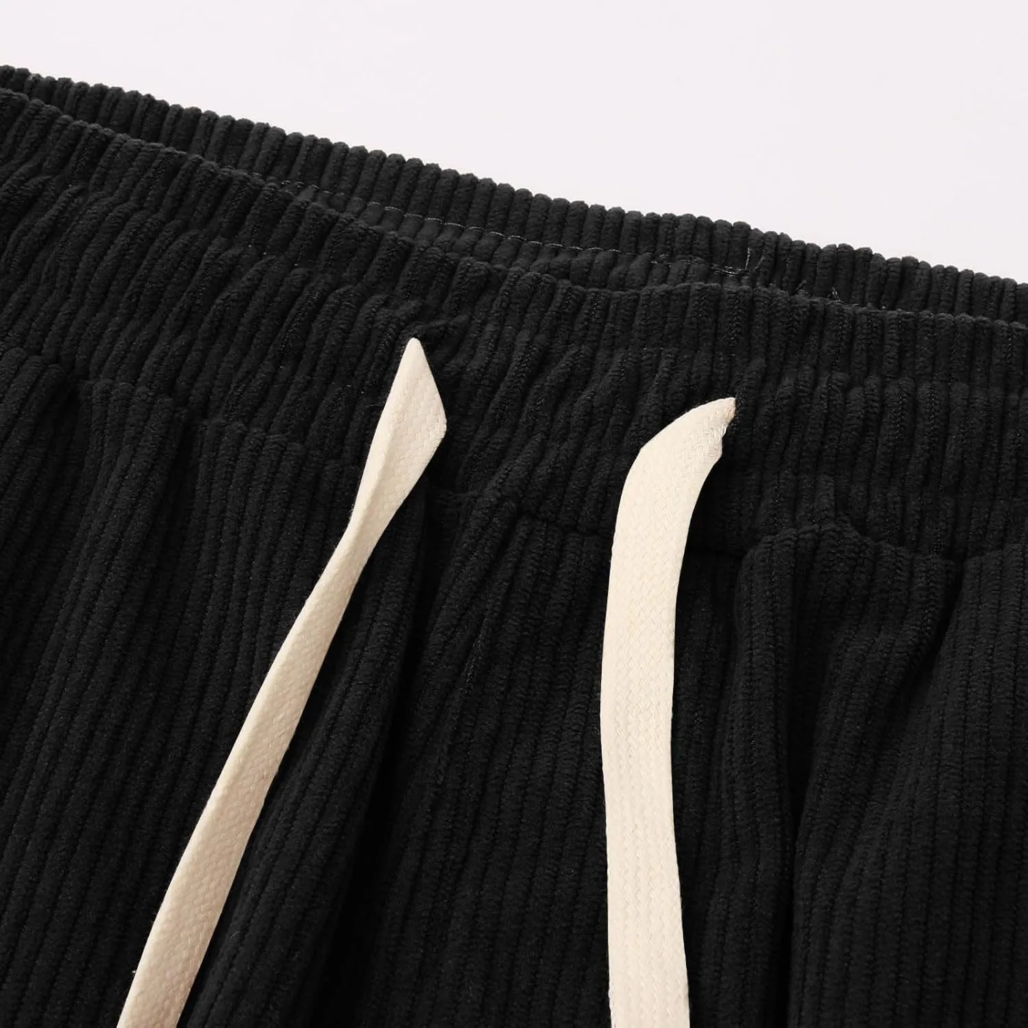 Men Cargo Combat Work Pants Casual Linen Stretch Waistband Pant Workwear Sweatpants Joggers Gym Yoga