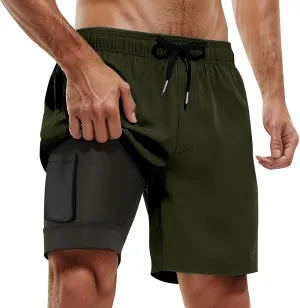 Men Cargo Pants Casual Cotton Stretch Elastic Waistband Pant Soft Comfortable Sweatpant Joggers Baggy Gym