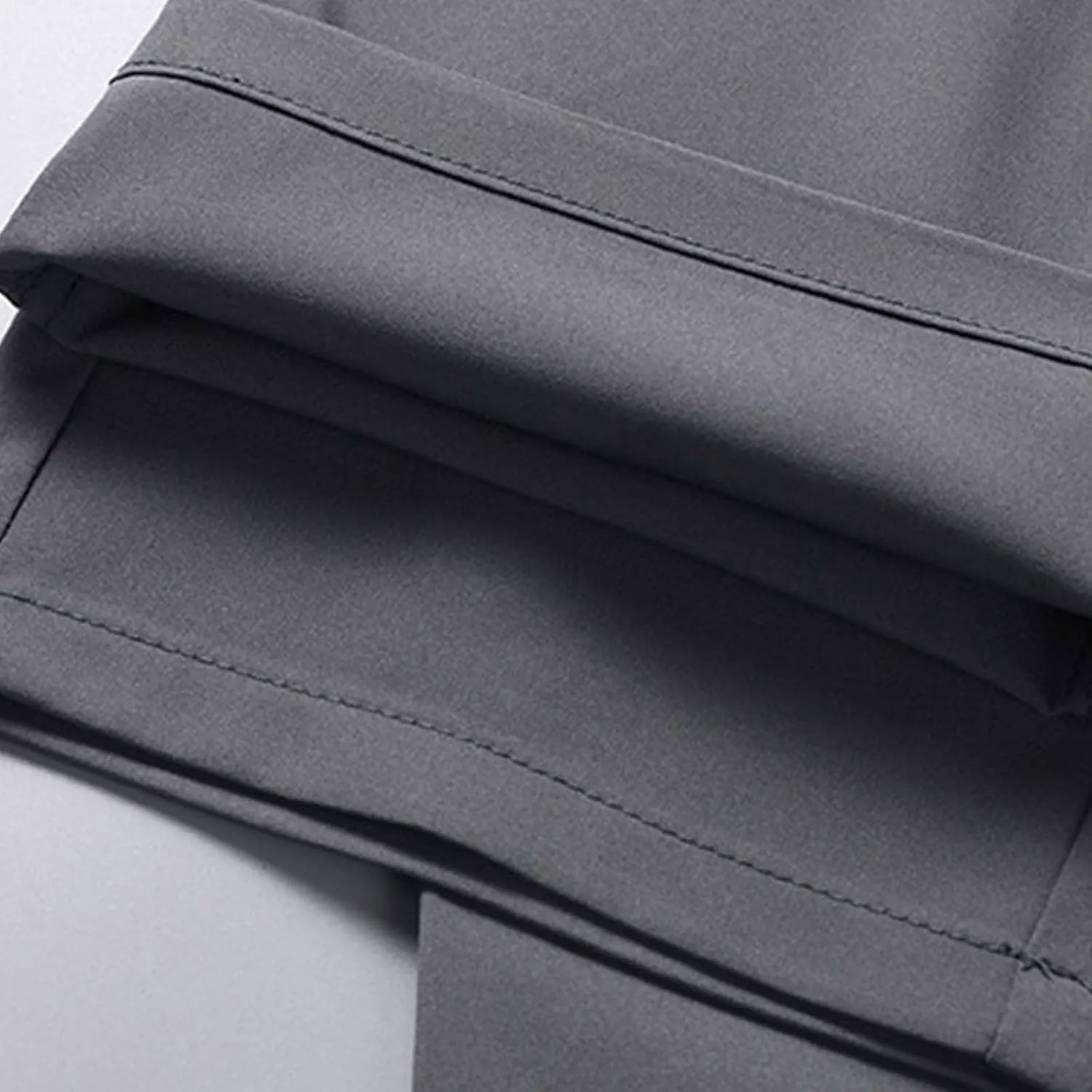 Men Combat Cargo Pants Casual Cotton Stretchy Linen Pant Cuffed Hem Sweatpants Joggers Loose Fit Yoga Sweat