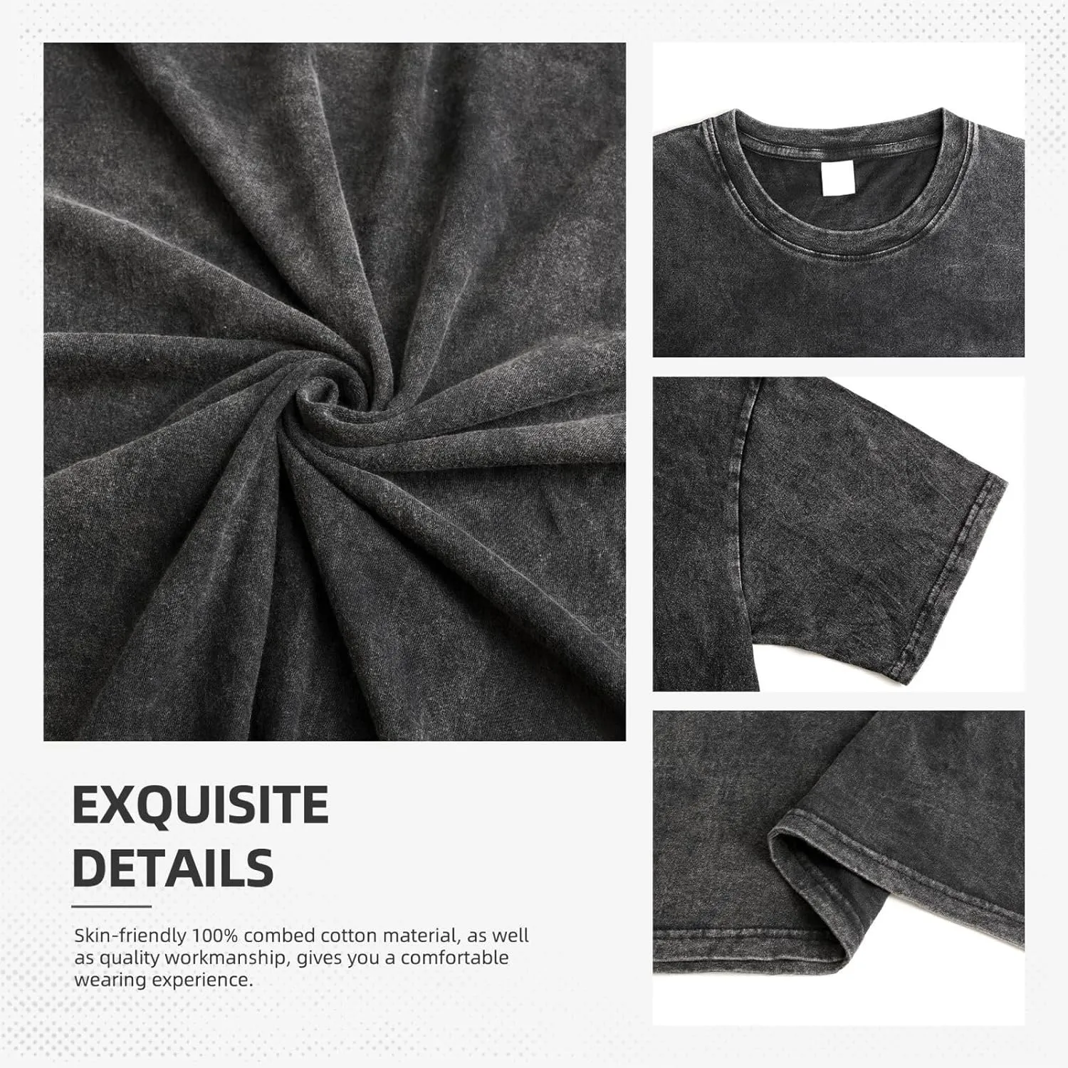 Men Streetwear Oversized Casual T-Shirts Short-Sleeve Adults Teens Cotton Shirt