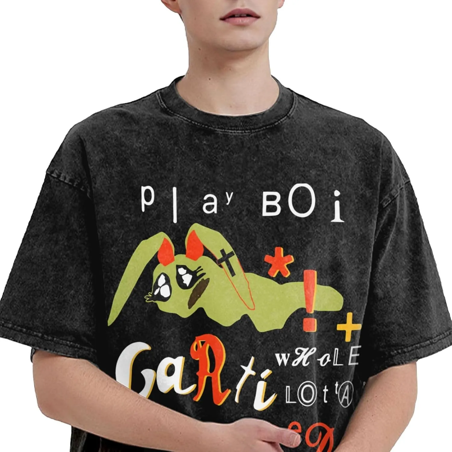 Men Streetwear Oversized Casual T-Shirts Short-Sleeve Adults Teens Cotton Shirt