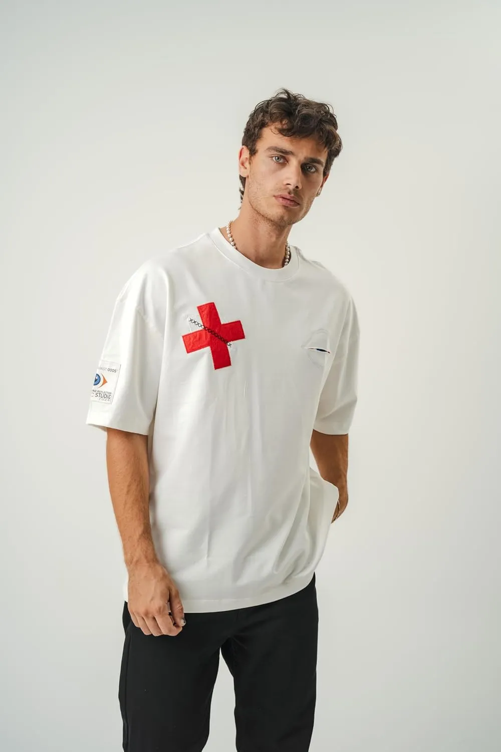 Men's Cotton T-Shirts Oversized Unisex Short Sleeves Casual Loose Wash Solid Basic Tee Tops