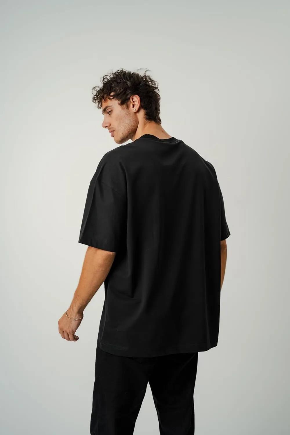 Men's Cotton T-Shirts Oversized Unisex Short Sleeves Casual Loose Wash Solid Basic Tee Tops