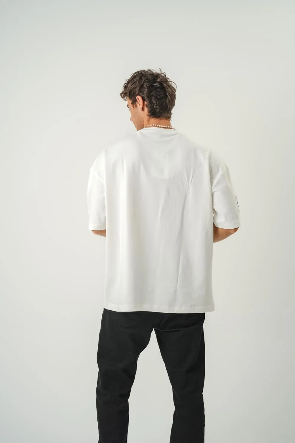 Men's Cotton T-Shirts Oversized Unisex Short Sleeves Casual Loose Wash Solid Basic Tee Tops