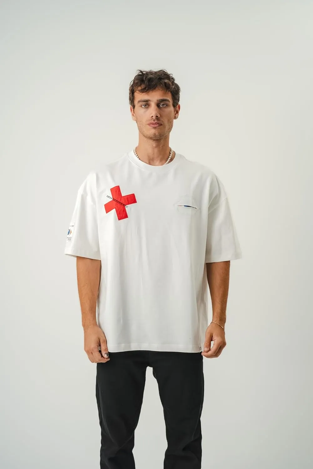 Men's Cotton T-Shirts Oversized Unisex Short Sleeves Casual Loose Wash Solid Basic Tee Tops