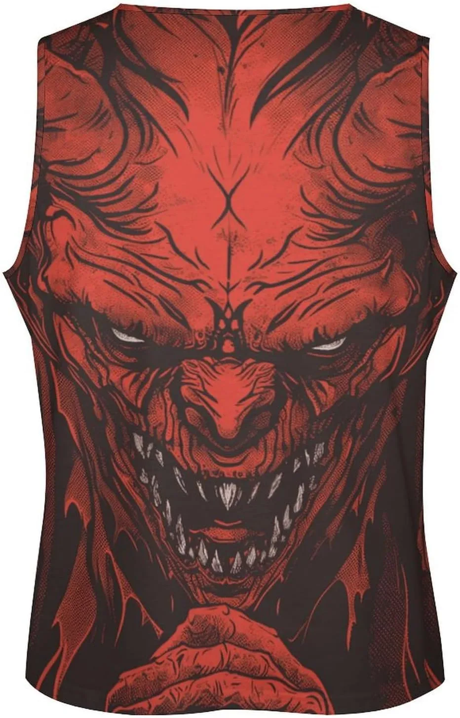 Men's Graphic Tank Tops Funny Printed Sleeveless Crewneck Tees Casual Workout Breathable Summer Tank Top
