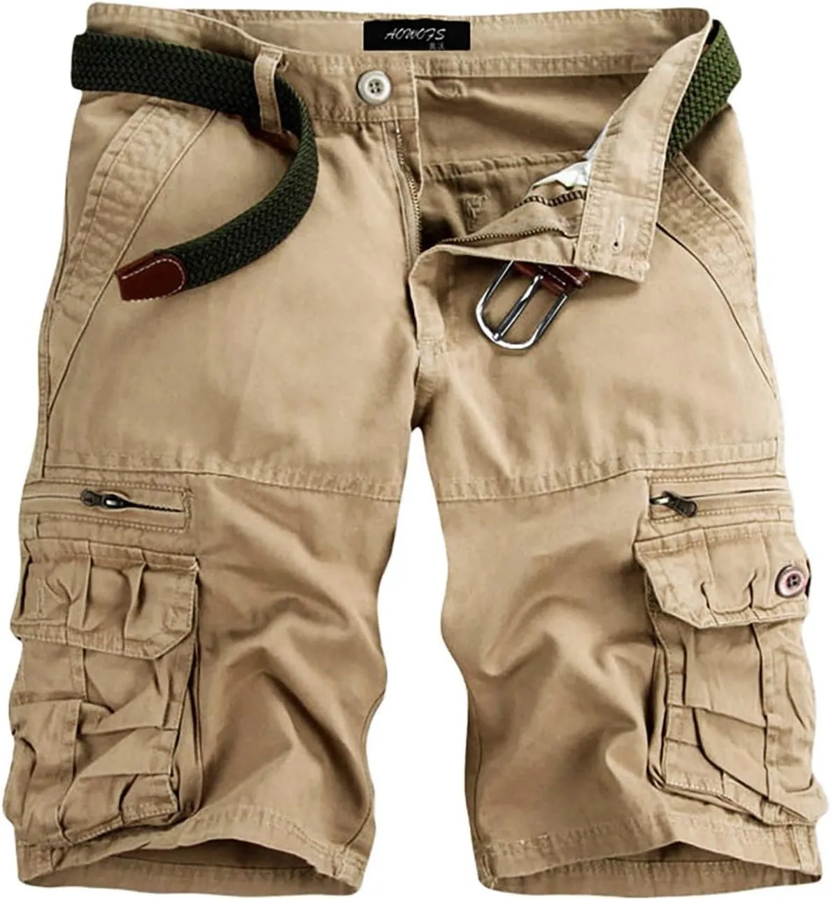 Men's Pants Casual Sports Pants Comfortable Cargo Shorts with Pockets Outdoor Fashion Five-Point Shorts
