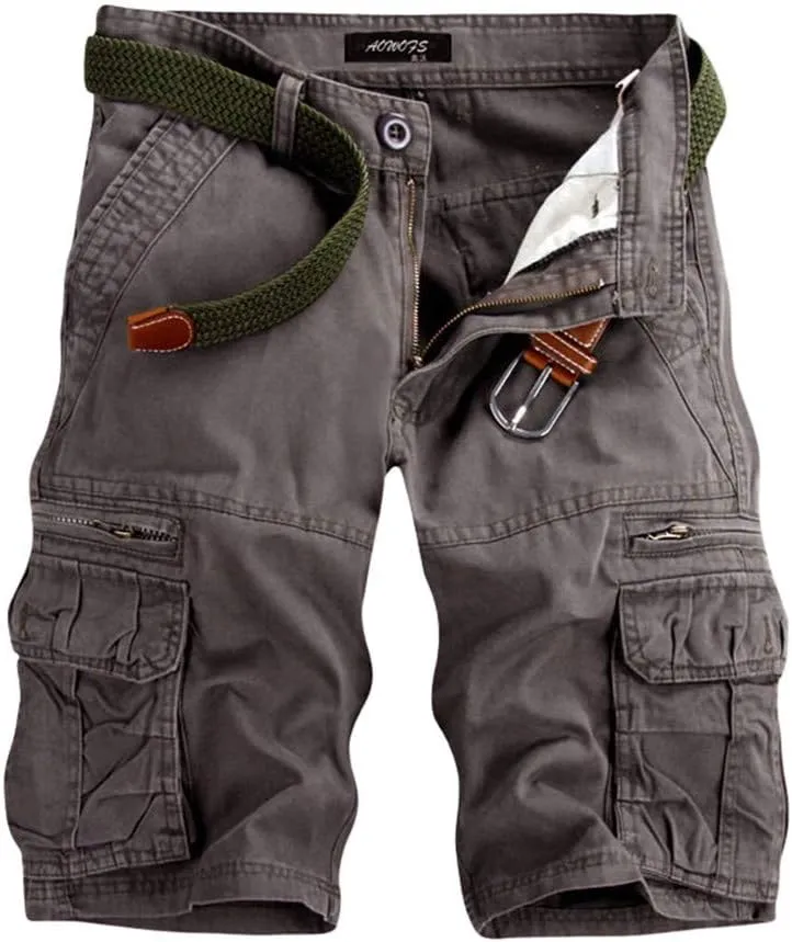 Men's Pants Casual Sports Pants Comfortable Cargo Shorts with Pockets Outdoor Fashion Five-Point Shorts