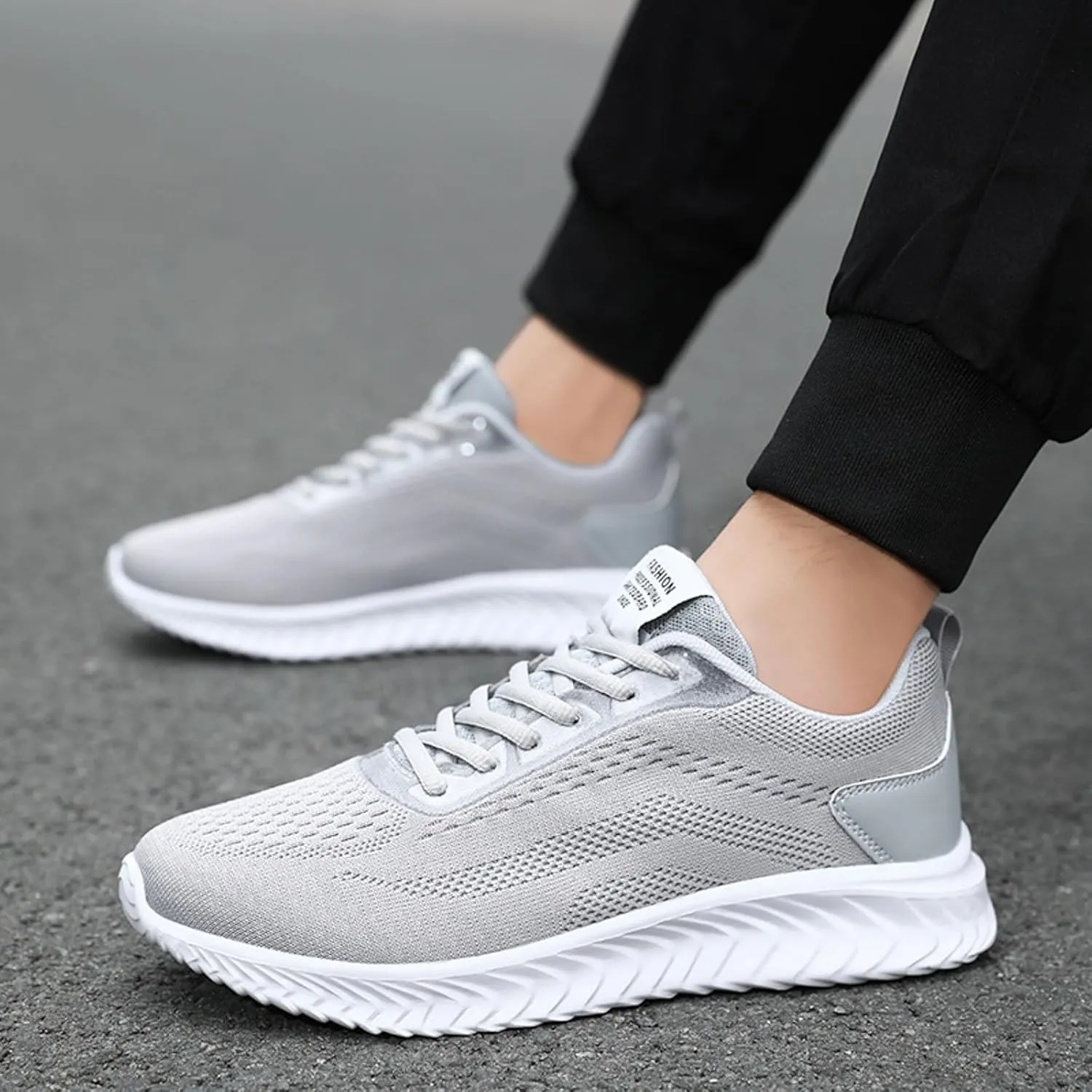 Mens Slip on Shoes Dress Shoes Men Mens Casual Fashion Sneakers Men Footwear Lightweight Breathable Walking Gym Tennis Athletic Skateboarding White Sneakers