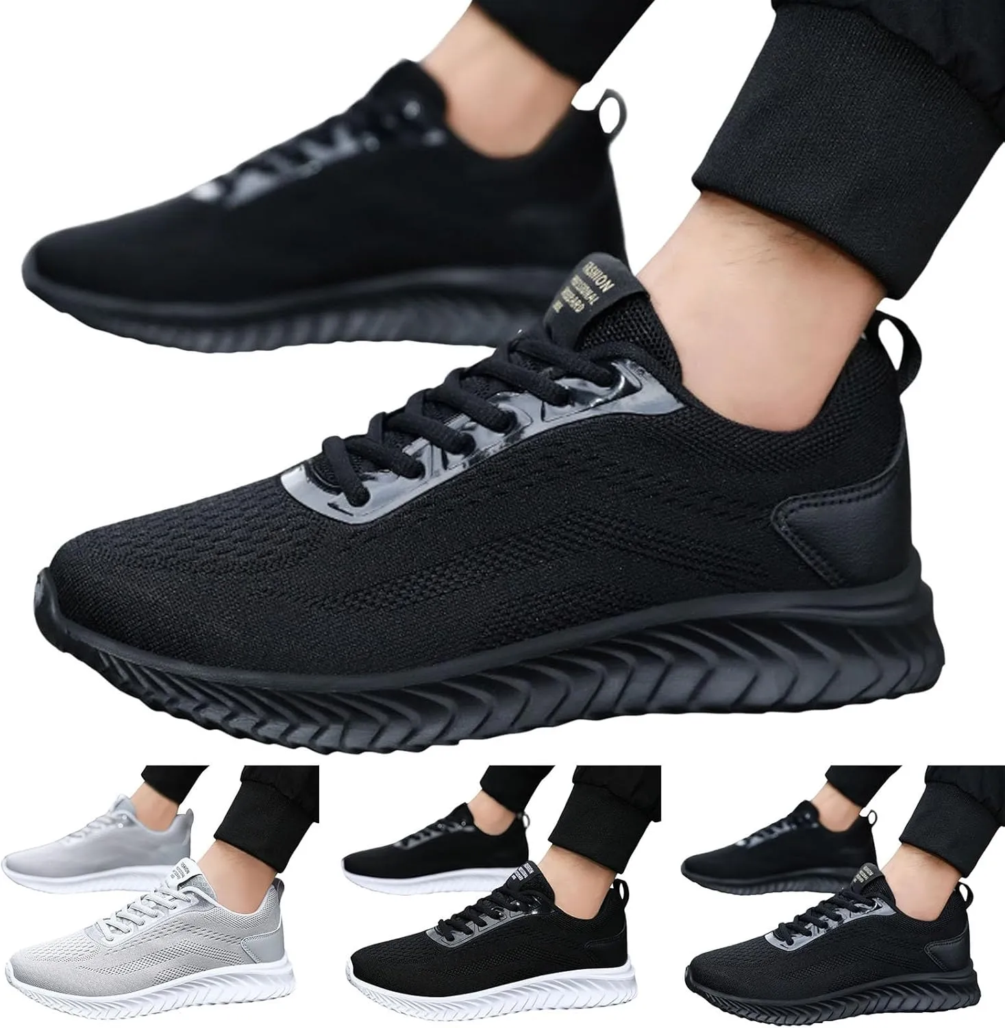 Mens Slip on Shoes Dress Shoes Men Mens Casual Fashion Sneakers Men Footwear Lightweight Breathable Walking Gym Tennis Athletic Skateboarding White Sneakers