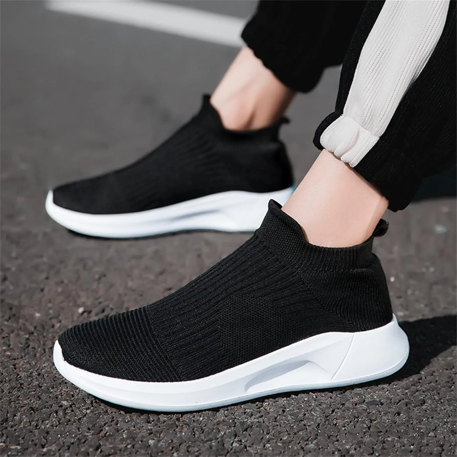 Mens Tennis Shoes Mens Athletic Shoes Shoe for Men Slip on Shoe for Men Comfortable Breathable Sneaker