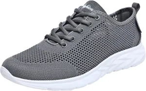 Mens Ultra Breathable Shoes with Water Friendly Quick-Dry Mesh,Summer Non-Slip Wading Shoe Daily Work Walking Shoe with Arch Support Casual Lightweight Durable Fitness Sneaker