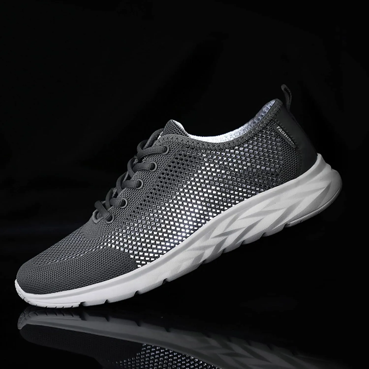 Mens Ultra Breathable Shoes with Water Friendly Quick-Dry Mesh,Summer Non-Slip Wading Shoe Daily Work Walking Shoe with Arch Support Casual Lightweight Durable Fitness Sneaker