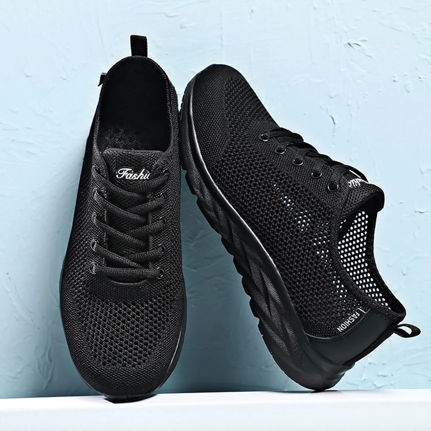 Mens Ultra Breathable Shoes with Water Friendly Quick-Dry Mesh,Summer Non-Slip Wading Shoe Daily Work Walking Shoe with Arch Support Casual Lightweight Durable Fitness Sneaker