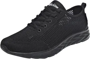 Mens Ultra Breathable Shoes with Water Friendly Quick-Dry Mesh,Summer Non-Slip Wading Shoe Daily Work Walking Shoe with Arch Support Casual Lightweight Durable Fitness Sneaker