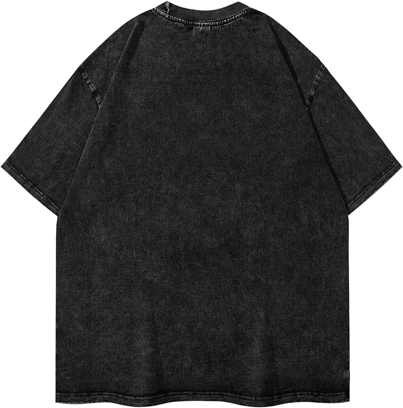 Men's Vintage Oversized Fashion Drop Shoulder T Shirts Loose Tee Top