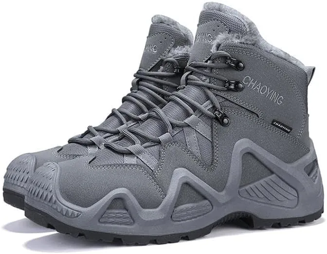 Men's Winter Waterproof Work Boots Tactical Hiking Boots Snow boots